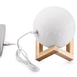Moonlight 3D Ay Işığı USB Lamba