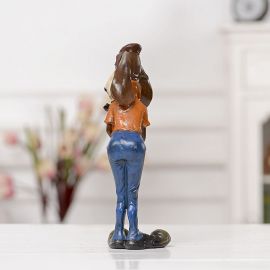 Dekoratif Golf Oynayan Sosis Köpek Biblosu