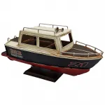 El Yapımı Vintage Metal Tekne Biblo - Dekoratif Marin Bot Modeli