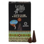 Tribal Soul Beyaz Adaçayı + Palo Santo Geri Akışlı Jumbo Boy Tütsü