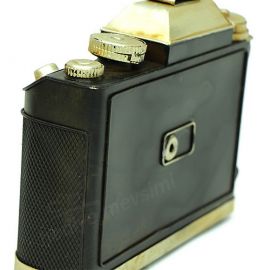 SLR Camera Tasarımlı Metal Masa Saati