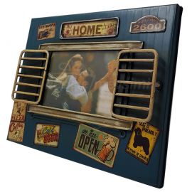 Pencere Tasarımlı Metal Fotoğraf Çerçevesi