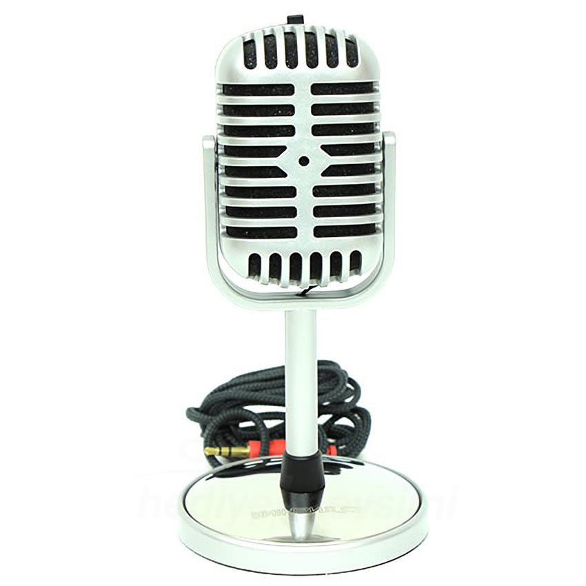 Silver Karaoke Mikrofon Silver Karaoke Mikrofon