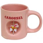 Carousel Pembe Stres Kupa Bardak