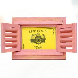 Panjur Temalı 3 Renk Fotoğraf Çerçevesi