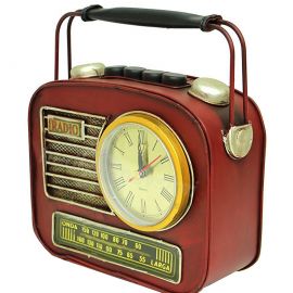 Radyo Tasarımlı Retro Saatli Kumbara