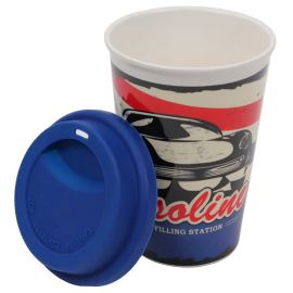 Gasoline Silikon Kapaklı Kupa Bardak