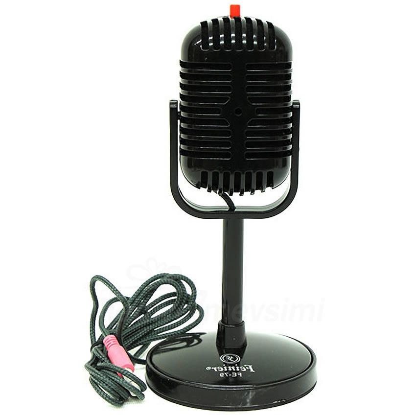 Siyah Renk Karaoke Mikrofon
