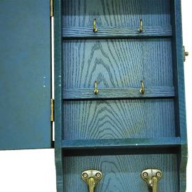 London Otobüs Tasarımlı Ahşap Anahtar Dolabı