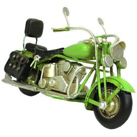 Dekoratif Metal Motosiklet (Yeşil)