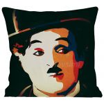 Charlie Chaplin Temalı Çift Taraflı Kırlent