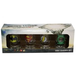 DC Comics 4lü Shot Bardak Seti