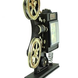 Sinemaskop Görünümlü Metal Masa Saati
