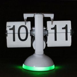 Led Işıklı Flip Masa Saati