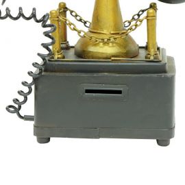 Metal Dekoratif Kumbaralı Telefon