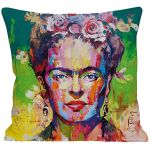 Frida Kahlo Temalı Çift Taraflı Kırlent