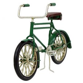 Dekoratif Metal Bisiklet Yeşil