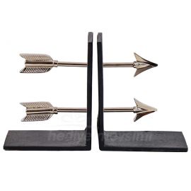 Ok Tasarımlı Dekoratif Alüminyum Kitap Stoperi