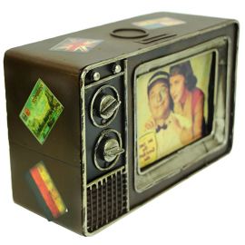 Büyük Boy Televizyon Tasarımlı Metal Kumbara