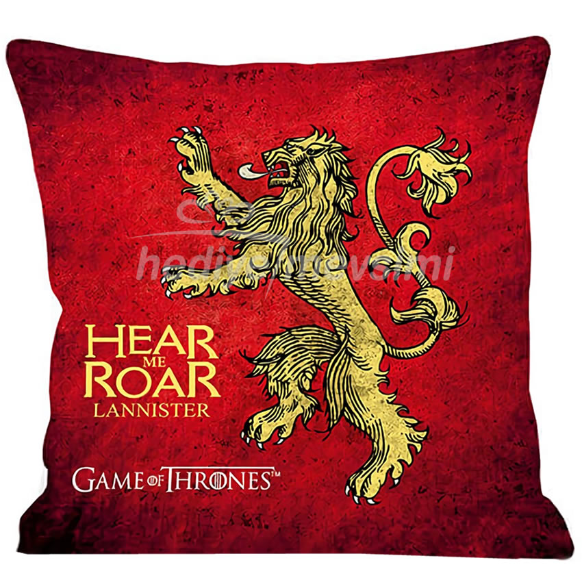 Game Of Thrones Lannister Temalı Çift Taraflı Kırlent