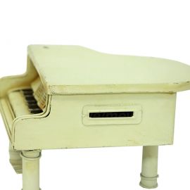 Vintage Piyano Tasarımlı Metal Kumbara