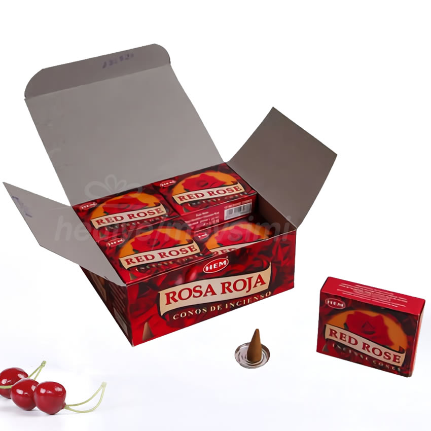 Kırmızı Gül Red Rose Cones Konik Tütsü Kırmızı Gül Red Rose Cones Konik Tütsü