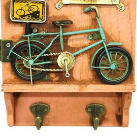 Bisiklet Tasarımlı Çerçeveli Anahtar Dolabı