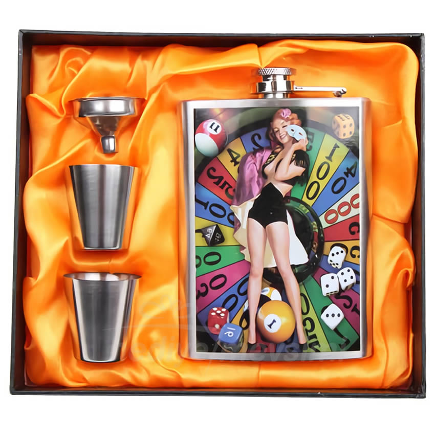 Pin Up Girls 2 Shot Bardaklı Matara Seti Pin Up Girls 2 Shot Bardaklı Matara Seti