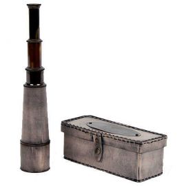 Deri Kaplama Kutulu Dürbün