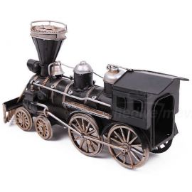 Vintage Dekoratif Metal Lokomotif