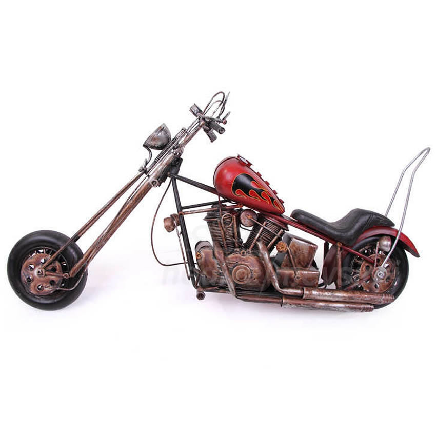 Büyük Boy Chopper Metal Motosiklet