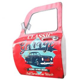 Classic Garage Baskılı Araba Kapısı Ayna