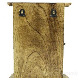 Oymalı El Yapımı Eskitme Anahtar Dolabı