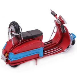 Kırmızı Mavi Dekoratif Scooter