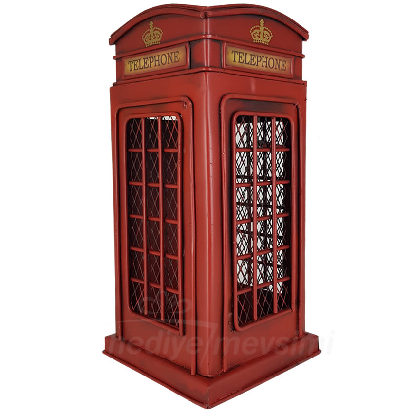 London Telefon Kulübesi Metal Kumbara London Telefon Kulübesi Metal Kumbara