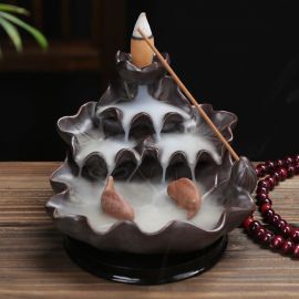 Şelale Geri Akışlı Backflow Seramik Tütsülük