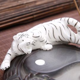 Ejderha ve Yin Yang Temalı Seramik Geri Akışlı Tütsülük