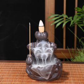 Lotus Çiçeği ve Şelale Geri Akışlı Tütsülük - HEM Tütsü Hediyeli