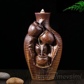 Vazo Zen Mistik Geri Akışlı Şelale Tütsülük Vazo Zen Mistik Geri Akışlı Şelale Tütsülük