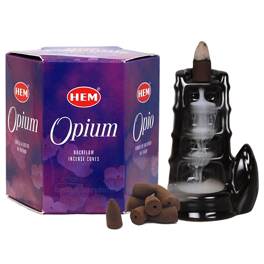 Opium Backflow Geri Akış Koni Tütsü 40 Adet