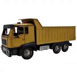 El Yapımı Metal Hafriyat Kamyonu / Endüstriyel Dekoratif Damperli Kamyon