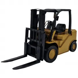Dekoratif Metal Forklift Model Araba - Nostaljik Hediyelik İş Makinesi