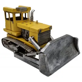 Dekoratif Metal Dozer Kepçe Endüstriyel İş Makinesi
