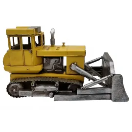 Dekoratif Metal Dozer Kepçe Endüstriyel İş Makinesi