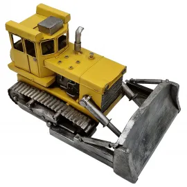 Dekoratif Metal Dozer Kepçe Endüstriyel İş Makinesi