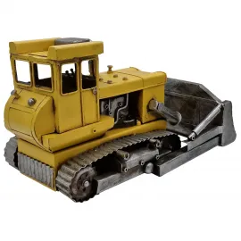 Dekoratif Metal Dozer Kepçe Endüstriyel İş Makinesi