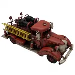 Dekoratif Metal Vintage İtfaiyeci Arabası