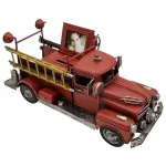Dekoratif İtfaiyeci Arabası Kumbara ve Çerçeveli