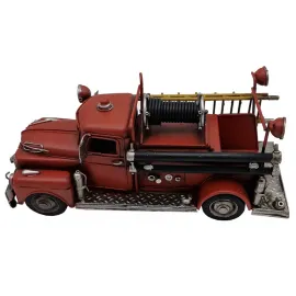 Dekoratif İtfaiyeci Arabası Kumbara ve Çerçeveli