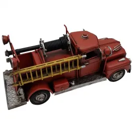 Dekoratif İtfaiyeci Arabası Kumbara ve Çerçeveli